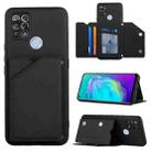 For Tecno Pova Skin Feel PU + TPU + PC Phone Case(Black) - 1