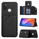 For Tecno Spark 5 Air / 6 Air Skin Feel PU + TPU + PC Phone Case(Black) - 1