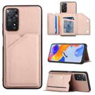 For Xiaomi Redmi Note 11 Pro Global Skin Feel PU + TPU + PC Phone Case(Rose Gold) - 1