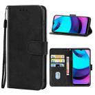 For Motorola Moto E20 / E30 / E40 & Lenovo K14 Plus Leather Phone Case(Black) - 1