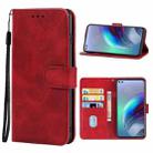 For Motorola Moto Edge S / G100 Leather Phone Case(Red) - 1