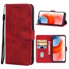 For Motorola Moto G Play 2021 Leather Phone Case(Red) - 1