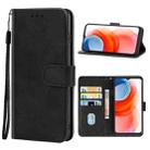 For Motorola Moto G Play 2021 Leather Phone Case(Black) - 1