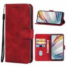 For Motorola Moto G60 / G40 Fusion Leather Phone Case(Red) - 1