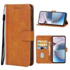 For Motorola Moto G 5G / One 5G Ace Leather Phone Case(Brown) - 1