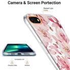 For iPhone SE 2022 / SE 2020 / 8 / 7 Ring IMD Flowers TPU Phone Case(Pink Gardenia) - 4