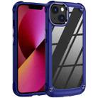 For iPhone 13 TPU + PC Lens Protection Phone Case(Blue) - 1