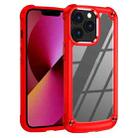 For iPhone 13 Pro TPU + PC Lens Protection Phone Case (Red) - 1