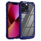 For iPhone 13 Pro TPU + PC Lens Protection Phone Case (Blue) - 1