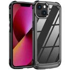 For iPhone 11 Pro Max TPU + PC Lens Protection Phone Case (Black) - 1