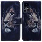 For Infinix Zero X Neo X6810 Coloured Drawing Leather Phone Case(Lion) - 1