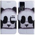 For Infinix Zero X Neo X6810 Coloured Drawing Leather Phone Case(Panda) - 1