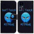 For Infinix Zero X Neo X6810 Coloured Drawing Leather Phone Case(Anger) - 1