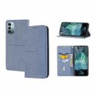 For Nokia G21 / G11 Woven Texture Stitching Magnetic PU Leather Phone Case(Grey) - 1