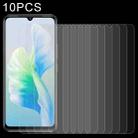 10 PCS 0.26mm 9H 2.5D Tempered Glass Film For vivo V23e 4G / 5G - 1