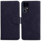 For Infinix Zero X Neo X6810 Skin Feel Pure Color Flip Leather Phone Case(Black) - 1