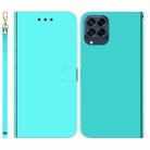 For Samsung Galaxy M53 5G Imitated Mirror Surface Horizontal Flip Leather Phone Case(Mint Green) - 1
