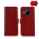 For Nokia X100 Crocodile Top Layer Cowhide Leather Phone Case(Red) - 1