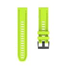 For Garmin Fenix 6S / Fenix 7S Quick Release Silicone Watch Band(Green) - 1