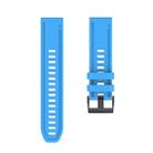 For Garmin Fenix 6S / Fenix 7S Quick Release Silicone Watch Band(Sky Blue) - 1