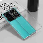 For vivo X80 Pro Electroplated Frosted Phone Case(Transparent) - 1