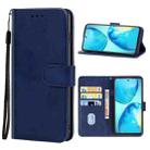For Infinix Note 10 Pro Leather Phone Case(Blue) - 1