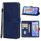 For UMIDIGI A11 Leather Phone Case(Blue) - 1