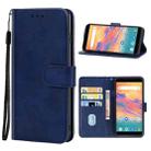 For UMIDIGI A3S Leather Phone Case(Blue) - 1