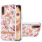 For Motorola Moto E7 Power /  E7i Power Ring IMD Flowers TPU Phone Case(Pink Gardenia) - 1