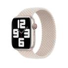 150mm Nylon Braided Watch Band For Apple Watch Ultra 49mm / Series 8&7 45mm / SE 2&6&SE&5&4 44mm / 3&2&1 42mm (Starlight) - 1
