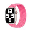 165mm Nylon Braided Watch Band For Apple Watch Ultra 49mm / Series 8&7 45mm / SE 2&6&SE&5&4 44mm / 3&2&1 42mm(Pink) - 1
