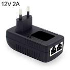 12V 2A Router AP Wireless POE / LAD Power Adapter(EU Plug) - 1