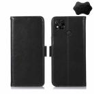 For Xiaomi Redmi 10A / 9C Crazy Horse Top Layer Cowhide Leather Phone Case(Black) - 1