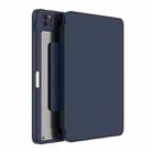 For iPad 10.2 2021 / 2020 / 2019 Mutural Jianshang Series Tablet Leather Smart Case(Dark Blue) - 1