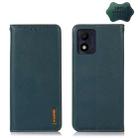 For Alcatel 1B 2022 KHAZNEH Nappa Top Layer Cowhide Leather Phone Case(Green) - 1