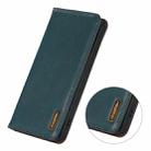 For Alcatel 1B 2022 KHAZNEH Nappa Top Layer Cowhide Leather Phone Case(Green) - 4