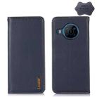 For Nokia X100 KHAZNEH Nappa Top Layer Cowhide Leather Phone Case(Blue) - 1
