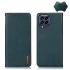 For Samsung Galaxy M53 5G KHAZNEH Nappa Top Layer Cowhide Leather Phone Case(Green) - 1