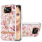 For Xiaomi Poco X3 NFC Ring IMD Flowers TPU Phone Case(Pink Gardenia) - 1