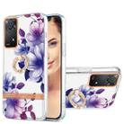 For Xiaomi Redmi Note 11 Pro 5G / 4G Global Ring IMD Flowers TPU Phone Case(Purple Begonia) - 1