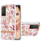 For Xiaomi Redmi Note 11 Pro 5G / 4G Global Ring IMD Flowers TPU Phone Case(Pink Gardenia) - 1