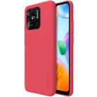 For Xiaomi Redmi 10C NILLKIN Frosted PC Phone Case(Red) - 1