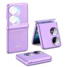 For Huawei P50 Pocket GKK Magnetic Hinge Full Coverage Phone Case(Purple) - 1