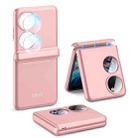 For Huawei P50 Pocket GKK Magnetic Hinge Full Coverage Phone Case(Sweet Pink) - 1