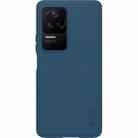 For Xiaomi Redmi K50 / K50 Pro NILLKIN Frosted Shield Pro PC + TPU Phone Case(Blue) - 1
