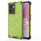 For OPPO A57 5G 2022 Shockproof Honeycomb PC + TPU Protective Case(Green) - 1