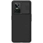 For OPPO Realme GT Neo3 NILLKIN Black Mirror Series Camshield PC Phone Case(Black) - 1