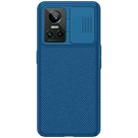 For OPPO Realme GT Neo3 NILLKIN Black Mirror Series Camshield PC Phone Case(Blue) - 1