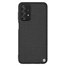 For Samsung Galaxy A13 4G NILLKIN 3D Texture Nylon Fiber PC+TPU Phone Case(Black) - 1