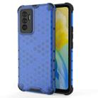 For vivo S10e 5G China Shockproof Honeycomb PC + TPU Protective Case(Blue) - 1